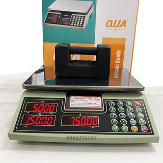 Cân điện tử 30kg tính tiền tự động QUA910 – Chống nước 70%