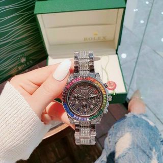 ĐỒNG HỒ ROLEXX TRUNG CẤP FULL ĐÁ HOT
