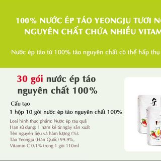 Nước táo ép Apple Sun, nhập khẩu Korea