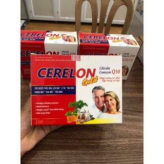 Cerelon Gold Viên Uống Bổ Não Usa Pharma (H/100v) (Đỏ)