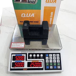 Cân điện tử tính tiền 30kg QUA810 – Chuyên Cân hải Sản, Trái Cây