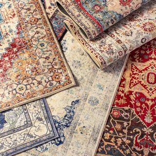 Thảm Len Trải Sàn Phong Cách Cổ Điển - Vintage Trang Trí Phòng Khách, Decor.