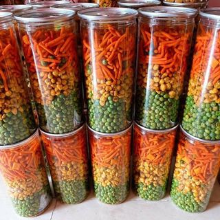 Mix 3 vị hà lan-bắp bơ-bim bim - Hủ pét 930ml - 400g