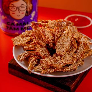 CÁ MAI TẨM MÈ 300GR I DÌ NĂM SÀI GÒN I Loại ngon ĐẶC BIỆT, ăn vặt miền biển I CÁ ĐẬM ĐÀ, MÈ THƠM, NGON TUYỆT VỜI