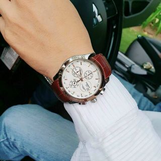 ĐỒNG HỒ TISSOT DA NÂU TRUNG CẤP NAM
