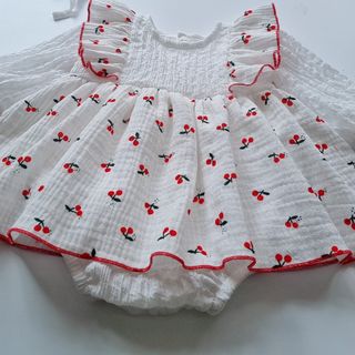 Body váy họ tiết cherry nhí