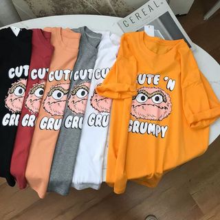 Áo thun nam nữ Freesize oversize giá rẻ in hình Cute