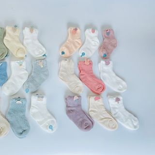Tất lưới NEMO cho bé sơ sinh, vớ lưới ôm chân không tuột gót, co giãn tốt, Set 3 chiếc