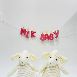 Cừu bông trắng cho bé size 40cm