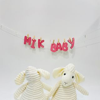 Cừu bông trắng cho bé size 40cm