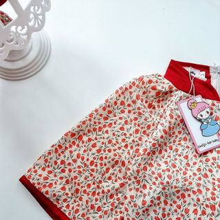 Du xuân rữ rỡ với áo dài voan pháp với hoạ tiết nhí cực sang