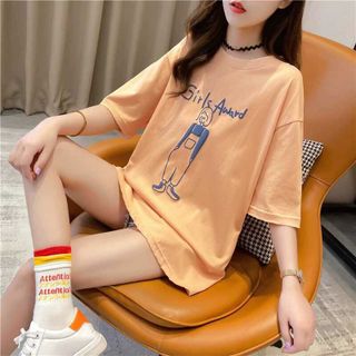 Áo thun nam nữ Freesize oversize giá rẻ in hình