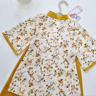 Du xuân rực rỡ với áo dài mango mướt mát