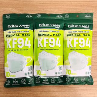 Khẩu trang KF94 Đồng Xanh Premium Mask