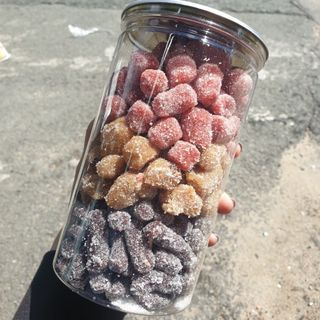 Mix 3 vị ( dâu tằm - dâu tây - me cay)- Hủ pét 540ml - 400g