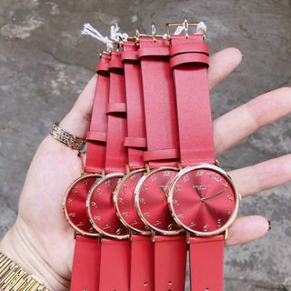 ĐỒNG HỒ COACH NỮ ĐỎ CAO CẤP SALE SỐC