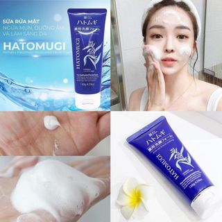 Sữa rửa mặt ngăn ngừa mụn và làm sáng da HATOMUGI