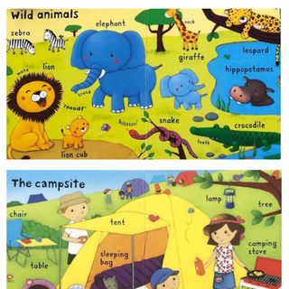 sách học tiếng anh usborne very first words 10 cuốn sách tiếng anh đầu đời dành cho bé ( 10 Bộ )