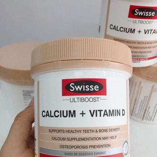 Viên uống phòng ngừa loãng xương Swisse Calcium + Vitamin D3: giá sỉ