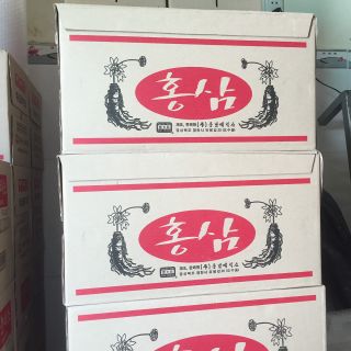 Nước hồng sâm Hàn Quốc thùng 10 hộp x 100 chai x 100ml giá sỉ