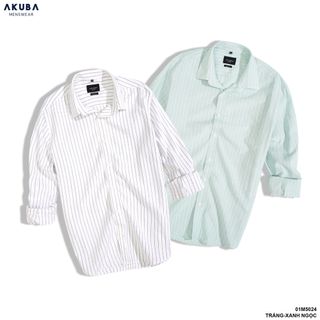 ÁO SƠ MI TAY DÀI AKUBA 01M5024