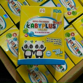 Siro Babyplus giúp bé ăn ngon tăng cân tiêu hóa tốt hộp 30 gói