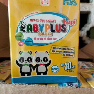 Siro Babyplus giúp bé ăn ngon tăng cân tiêu hóa tốt hộp 30 gói