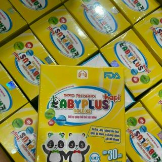 Siro Babyplus giúp bé ăn ngon tăng cân tiêu hóa tốt hộp 30 gói