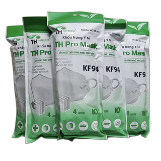 [THÙNG] KHẨU TRANG KHÁNG KHUẨN KF94 CHỐNG BỤI MỊN - 30 TÚI/THÙNG - TH PRO MASK