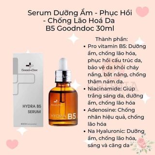 SERUM GOODNDOC HYDRA B5 HÀN QUỐC CHÍNH HÃNG 30ML