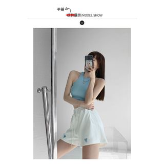 Quần Đùi Nữ Cạp Chun Trái Tim 4 Màu giá sỉ