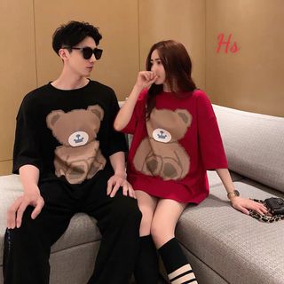 Áo Phông Gấu Nâu Unisex