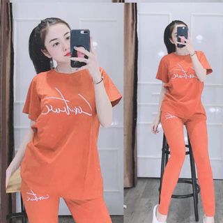 Đồ bộ, Set bộ đồ thun, set đồ thun dài mặc nhà, đi chơi, dễ thương SBD01