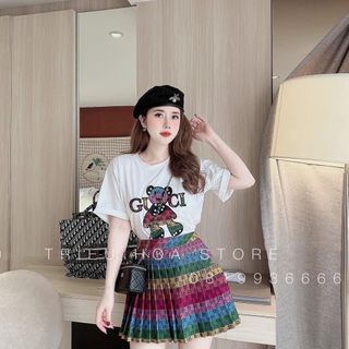 Set chân váy hoạ tiết gcc