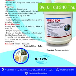 AMIGO 500- Thảo dược trị kí sinh trùng tôm cá