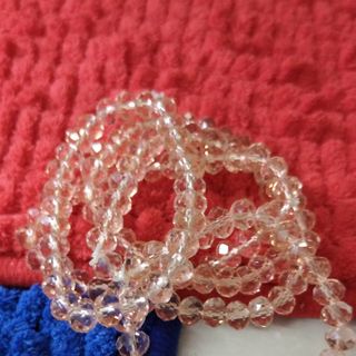 Chuỗi vòng tay chuỗi đeo tay mẫu mới hồng nhạt