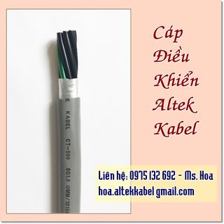 Altek Kabel cáp điều khiển 8x1.5, 8x1.0, 8x0.75, 8x0.5mm2 giá sỉ