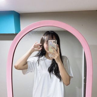 Aó thun trắng unisex freesize cotton thoáng mát