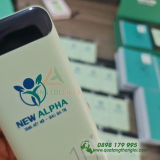 Pin Sạc Dự Phòng LED DISPLAY W161 10000mAh in logo Doanh nghiệp