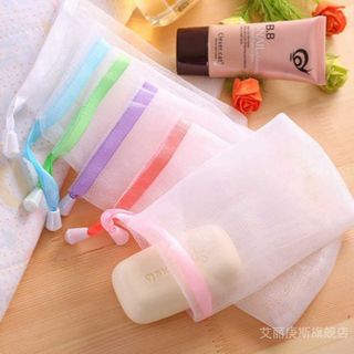 Túi lưới đừng xà phòng tạo bọt 2 lớp