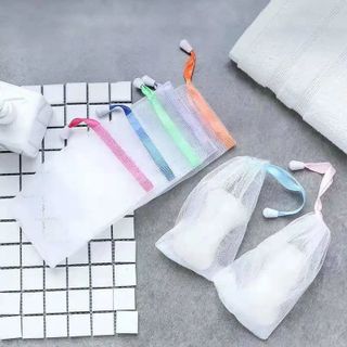 Túi lưới đừng xà phòng tạo bọt 2 lớp