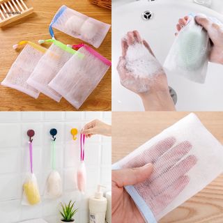 Túi lưới đừng xà phòng tạo bọt 2 lớp