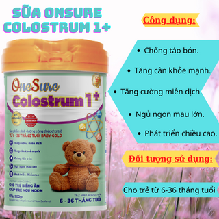 Onesure Sữa Bột Công Thức Colostrum1+ Hộp 400g - Cho Trẻ 06-36 Tháng giá sỉ