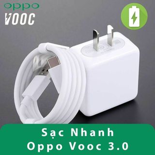 Bộ sạc nhanh 4A Oppo R17 chuẩn 3.0 zin new full box chân TypeC