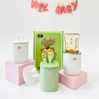 Máy hâm sữa cầm tay Jiffi chính hãng, bảo hành 12 tháng, giữ nhiệt 24 tiếng