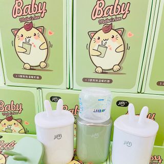 Máy hâm sữa cầm tay Jiffi chính hãng, bảo hành 12 tháng, giữ nhiệt 24 tiếng