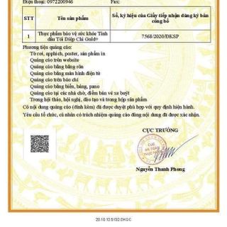 Tinh Dầu Tỏi Diệp Chi