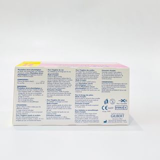 Nước muối sinh lý Physiodose Pháp chính hãng, 40 ống 5ml date 09/2023
