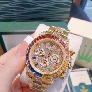 ĐỒNG HỒ ROLLEX CƠ FULL ĐÁ SIÊU CẤP