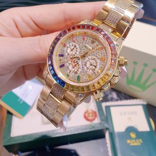 ĐỒNG HỒ ROLLEX CƠ FULL ĐÁ SIÊU CẤP